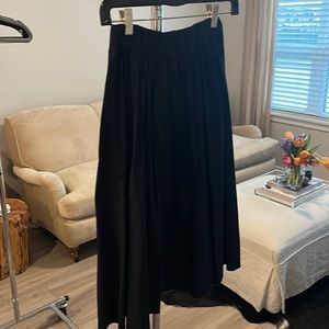 Reversible midi skirt